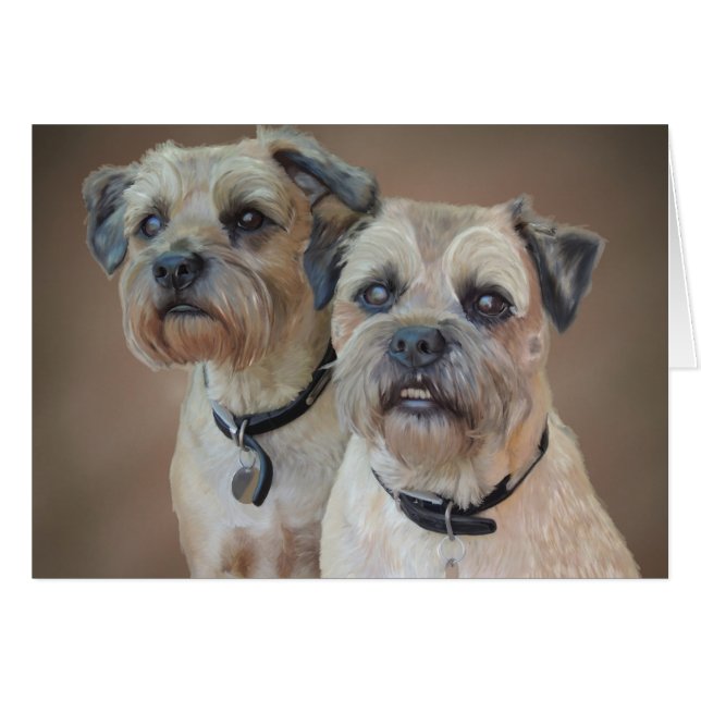 Border Terrier Card (Voorkant Horizontaal)