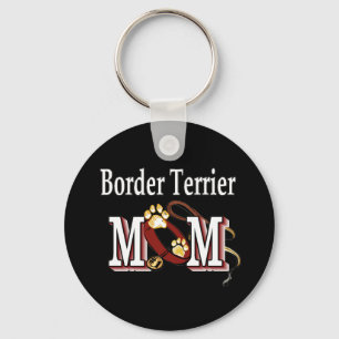 Border Terrier Dog MOM Sleutelhanger