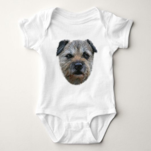 Border Terrier dog Romper (Voorkant)