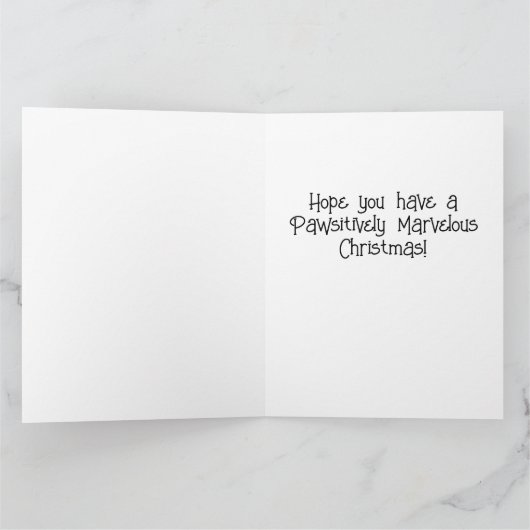 Border Terrier Elf Puppy Kerst Kaart (Binnen)