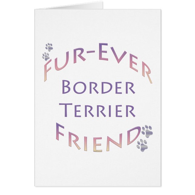 Border Terrier Furever (Voorkant)