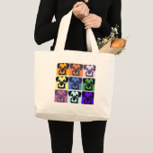 Border Terrier Grote Tote Bag (Voorkant (product))