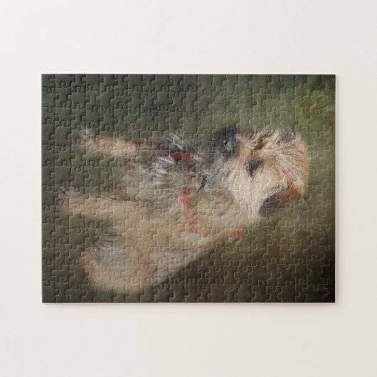 Border Terrier Jigzaag Puzzle Legpuzzel (Horizontaal)