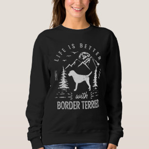 Border Terrier Leven Beter Moeder Vader Hond Trui