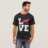 Border Terrier Love T-shirt (Voorkant volledig)