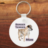 Border Terrier Ma 4 - Sleutelhanger (Voorkant)
