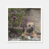 Border Terrier Papieren servetten (Voorkant)
