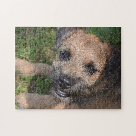 Border Terrier Portrait Legpuzzel (Horizontaal)