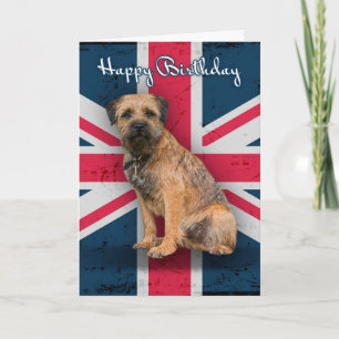 Border Terrier Verjaardag Wenskaart Kaart