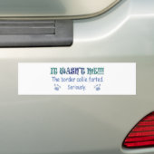 BorderCollie Bumpersticker (Op auto)
