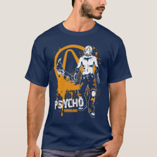 Borderlands Psycho Graffiti Gaming familie T-shirt
