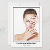 Borderline 4 Double-Sided Model Comp Card Aankondiging (Voorkant)