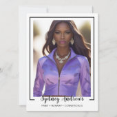 Borderline 4 Signature Modeling Comp Card Kaart (Voorkant)