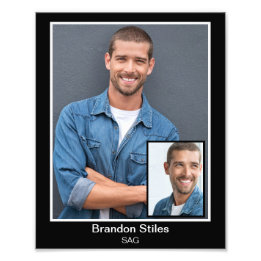 Borderline Actor Headshot 8x10 Insert Foto Afdruk
