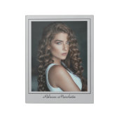 Borderline Actor Talent Photo Notepad Notitieblok (Gedraaid)