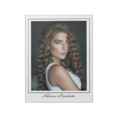 Borderline Actor Talent Photo Notepad Notitieblok (Gedraaid)