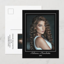 Borderline Actor Talent Promo Foto Briefkaart