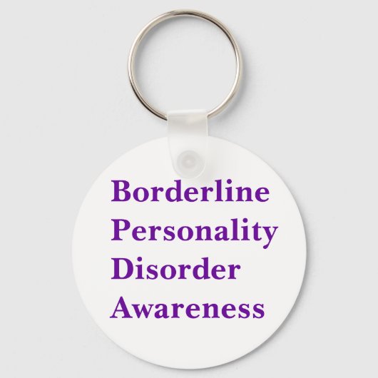 Borderline Personality Disorder Aw... - Gepersonal Sleutelhanger (Voorkant)