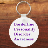 Borderline Personality Disorder Aw... - Gepersonal Sleutelhanger (Voorkant)