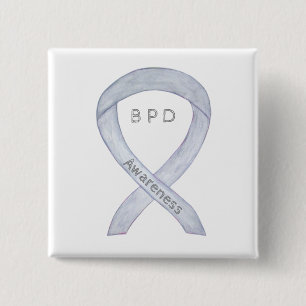 Borderline Personality Disorder (BPD) Angel Pin Vierkante Button 5,1 Cm