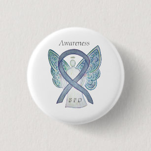 Borderline Persoonlijkheidsstoornis (BPS) Lint Spe Ronde Button 3,2 Cm