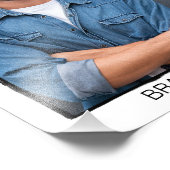 Borderline Retro Actor Waarnemend Headshot - 8x10 Foto Afdruk (Hoek)