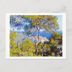 Bordighera, 1884 Claude Monet cool, oud, meester, Briefkaart