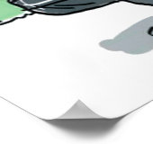 Bordje met thuisbezorging - White Van Wall Poste Poster (Hoek)