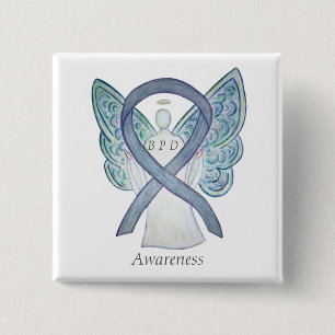 Bordline Personality Disorder (BPD) - lint spelden Vierkante Button 5,1 Cm