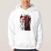 Bordo Bereli Türkische Spezialeinheit Design Hoodie (Voorkant)