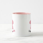 Bordspel Ik speel met roze Meeples Mok (Midden)