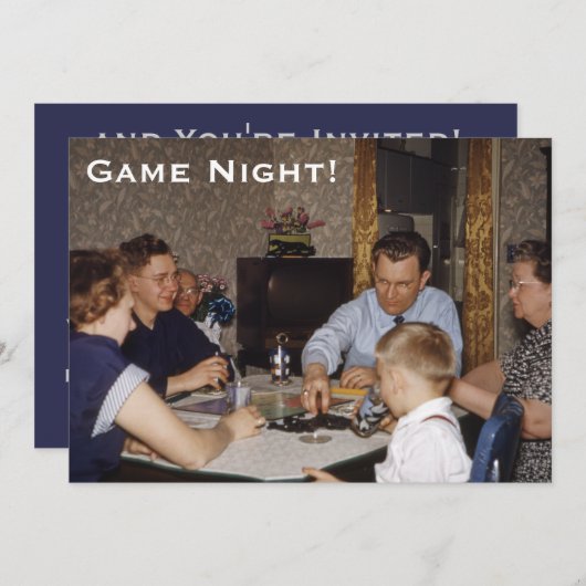 Bordspel Nacht Kaart (Voorkant / Achterkant)