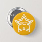 Bordspel Speler Wit Lijst Button (Voorkant /achterkant)