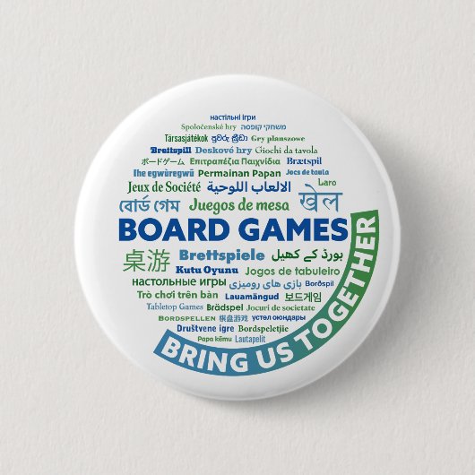 Bordspellen brengen ons samen Button (Voorkant)