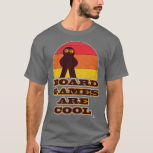Bordspellen zijn Cool Fun Meeple Hipster T-shirt