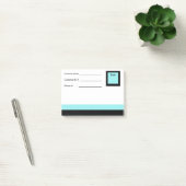 Bordure bleu et noir souple Post-it® Notes-Info. (Bureau)