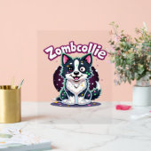 Bordure Collie BC Chien Zombie Halloween Essentiel (Mariage)