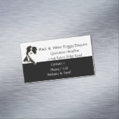 Bordure Collie Chien Animal Carte de visite d'aqua (In Situ)