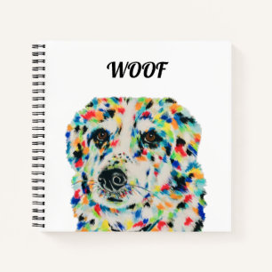 Bordure Collie Chien Carré Carnet