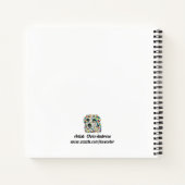 Bordure Collie Chien Carré Carnet (Dos)