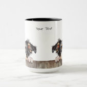 Bordure Collie Chien Mug (Centre)