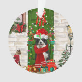 Bordure Collie Chien Noël (devant)