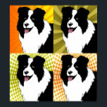 Bordure Collie Chien Pop Poster d'art Artiste orig<br><div class="desc">Bordure Collie Chien Pop Poster d'art Artiste original</div>