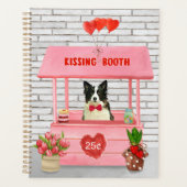 Bordure Collie Chien Saint Valentin Baiser Booth (Devant)