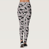 Bordure Collie et Leggings Empreintes de pattes (Dos)