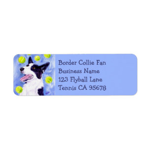 Bordure Collie Étiquettes - "Magpie's Gold"