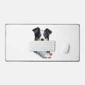 Bordure Collie face (avec le texte I Love) (Clavier et souris)