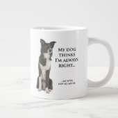 Bordure Collie / Femme Jumbo Mug (Droite)
