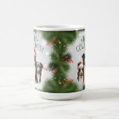 Bordure Collie Funny Christmas Chien Café Mug (Centre)