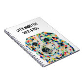 Bordure Collie Mix Carnet de chien 6,5 po x 8,75 p (Côté Droit)